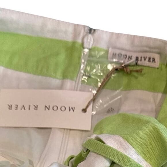 MSRP $114 | MOON RIVER Button Detail Wide Leg Striped Jumper Size S | QUICK SHIP - Picture 5 of 7